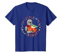 Star Wars The Mandalorian Grogu Little Bounty Halloween T-Shirt, Enfant, Bleu Royal, 3 Ans
