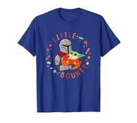 Star Wars The Mandalorian Grogu Little Bounty Halloween T-Shirt, Homme, Bleu Royal, S