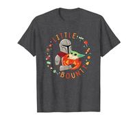 Star Wars The Mandalorian Grogu Little Bounty Halloween T-Shirt, Homme, Chiné Foncé, XL