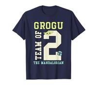 Star Wars The Mandalorian Grogu & Mando Football Team of 2 T-Shirt