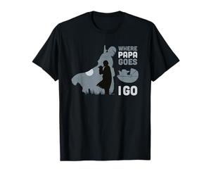 Star Wars The Mandalorian Grogu Where Papa Goes Father’s Day T-Shirt