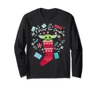 Star Wars The Mandalorian Joyeux Noel Grogu Stocking Stuffer Manche Longue
