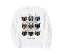 Star Wars The Mandalorian Mando Helmet Grid Sweatshirt