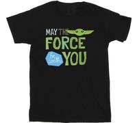 Star Wars - "The Mandalorian May The Force Be With You" T-Shirt für Herren BI47224 (5XL) (Schwarz)