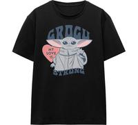 Star Wars : The Mandalorian - "My Love Is Strong" T-shirt Homme/Femme Unie TV19239 (S) (Noir)
