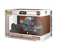 Funko Pop! Rides: Star Wars: The Mandalorian S9 - Mandalorian in N1 Starfighter - Figurine en Vinyle à Collectionner - Idée de Cadeau - Produits Officiels - Jouets pour Les Enfants et Adultes
