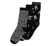 Star Wars : The Mandalorian Pack 3 Paires De Chaussettes Three Icons