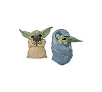 Star Wars The Mandalorian - Pack de 2 Figurines Baby Bounties The Child Bébé Yoda de 5,5 cm - Mangeant Un Crapaud et utilisant la Force