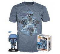 Star Wars The Mandalorian Pop! & Tee Set Figurine Et T-Shirt The Mand
