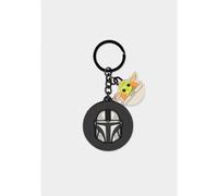 Star Wars : The Mandalorian Porte-clés en caoutchouc Mandalorian & Grogu