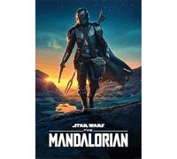 Star Wars: The Mandalorian - Poster NIGHTFALL (Taille unique) (Multicolore)