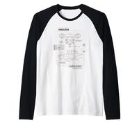 Star Wars The Mandalorian Razor Crest Schematic Manche Raglan