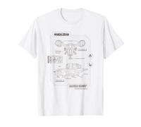 Star Wars The Mandalorian Razor Crest Schematic T-Shirt
