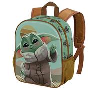 Karactermania Sac à dos 3D Petit Star Wars The Mandalorian Say Hi Vert Taille unique