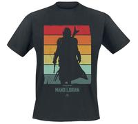 Star Wars: The Mandalorian Spectrum Men's T-Shirt Black XL Black