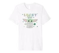 Star Wars: The Mandalorian St. Patrick's Day Grogu Lucky One Premium T-Shirt