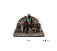 Star Wars The Mandalorian - Statuette 1/10 Deluxe Art Scale Boba Fett On Throne 18 Cm