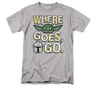 Star Wars: The Mandalorian - T-shirt WHERE GROGU GOES CUTE - Homme (TV5184)