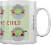 Star Wars : The Mandalorian - Tasse à café "Expressions Of The Child" PM2903 (Taille unique) (Vert pâle/gris/pêche)