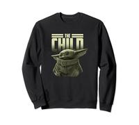 Star Wars The Mandalorian The Child Title Portrait Sweatshirt