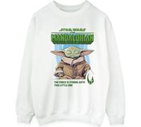 Star Wars - "The Mandalorian The Force Is Strong" Sweat-shirt pour homme BI46568 (L) (Blanc)