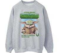 Star Wars - "The Mandalorian The Force Is Strong" Sweatshirt für Herren BI46568 (5XL) (Grau)