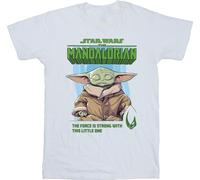 Star Wars - "The Mandalorian The Force Is Strong" T-shirt pour homme BI47267 (3XL) (Blanc)