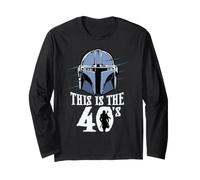 Star Wars The Mandalorian This is The 40's 40th Birthday Manche Longue