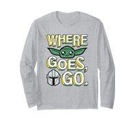 Star Wars The Mandalorian Where Grogu Goes Cute Manche Longue