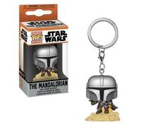 Porte-Clés Funko Pop - Star Wars : Le Mandalorien - Le Mandalorien Avec Blaster - Porte Clés (53046)