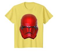 Star Wars: The Rise of Skywalker Red Sith Trooper Helmet T-Shirt, Enfant, Citron, 2 Ans