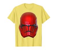 Star Wars: The Rise of Skywalker Red Sith Trooper Helmet T-Shirt, Homme, Citron, L