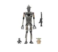 Star Wars The Vintage Collection, Pack de 3 Figurines IG-12, Grogu et Anzellan à l'échelle 9,5 cm, Star Wars: The Mandalorian
