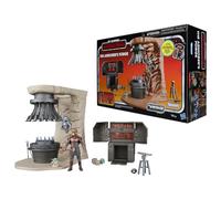 Star Wars The Vintage Collection The Armorer's Forge, The Mandalorian 9,5 cm Jeu de Collection avec Figurine d'action