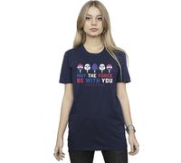 Star Wars : Un nouvel espoir - "May The Force Ice Pops" T-Shirt für Damen BI45254 (S) (Marineblau)