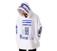Star Wars Unisexe Couverture portable Sweat à capuche | Pull à capuche pour adultes avec graphiques de personnages Einheitsgröße Vêtements de détente doublés Sherpa