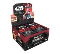 Asmodee FFG Star Wars Unlimited : Twilight of The Republic - Boîte de 24 Boosters - Jeu de Cartes à Collectionner - pour Adultes et Enfants, dès 12 Ans, 2 Joueurs - Version Anglaise