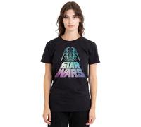 Star Wars Vadient Ladies T Shirt, Black, Noir, L Femme