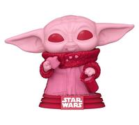 Funko Figurine Pop Vinyle Grogu – Saint-Valentin avec cookies rose 9,5 cm Multicolore