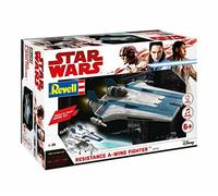 Star Wars VIII Build & Play Blue Résistance A-Wing Fighter Kit En Plastique 1:44