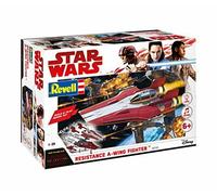 Star Wars VIII Build & Play Rouge Resistance A-Wing Fighter Plastique Kit 1:44