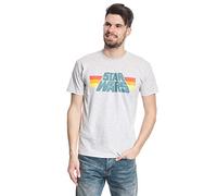 Star Wars Vintage 77 Homme T-Shirt Manches Courtes Gris chiné 5XL
