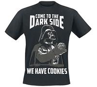 Star Wars - We Have Cookies Homme T-Shirt - Noir - Taille Large