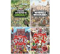 Star Wars & Where's Spidey? Search and Find Activity Book Set 2: 4 Books Collection Set (Where's Grogu?, Where's The Wookiee?, Where's Spidey? & Search The Spider-verse)