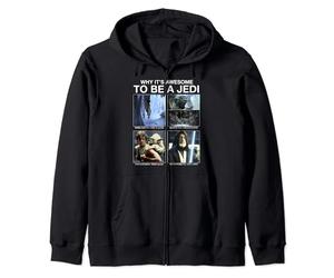 Star Wars Why It's Awesome To Be A Jedi Panels Zip Hoodie