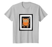 Star Wars Wicket Ewok Chibi Kawaii Cute T-Shirt, Enfant, Argent, 6 Ans