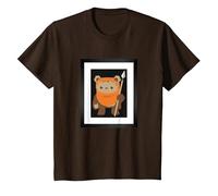 Star Wars Wicket Ewok Chibi Kawaii Cute T-Shirt, Enfant, Marron, 2 Ans
