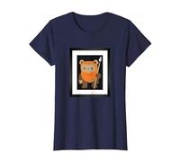 Star Wars Wicket Ewok Chibi Kawaii Cute T-Shirt, Femme, Bleu Marine, XL