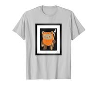 Star Wars Wicket Ewok Chibi Kawaii Cute T-Shirt, Homme, Argent, S