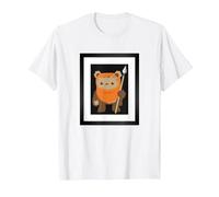 Star Wars Wicket Ewok Chibi Kawaii Cute T-Shirt, Homme, Blanc, L